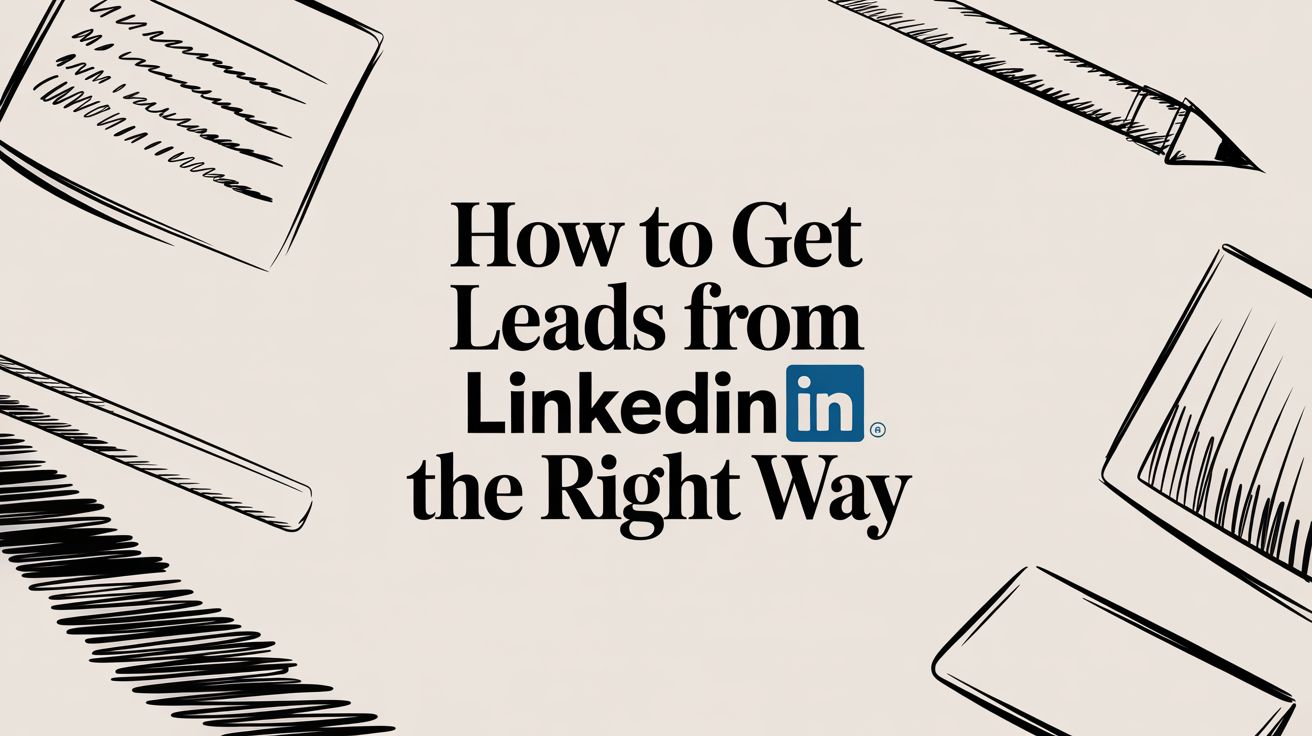 How to Get Leads from LinkedIn The Right Way