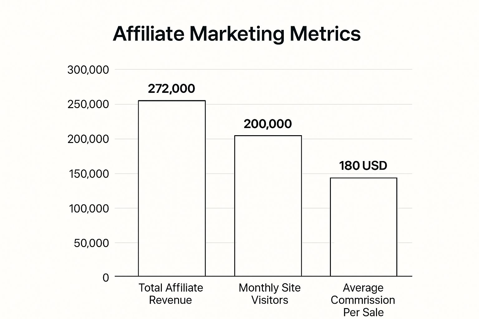 Infographic showing key data about Authority Hacker's SaaS Affiliate Case Study