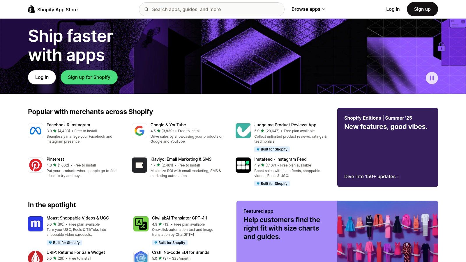 Shopify App Store (Referrals/Refer-a-friend category)