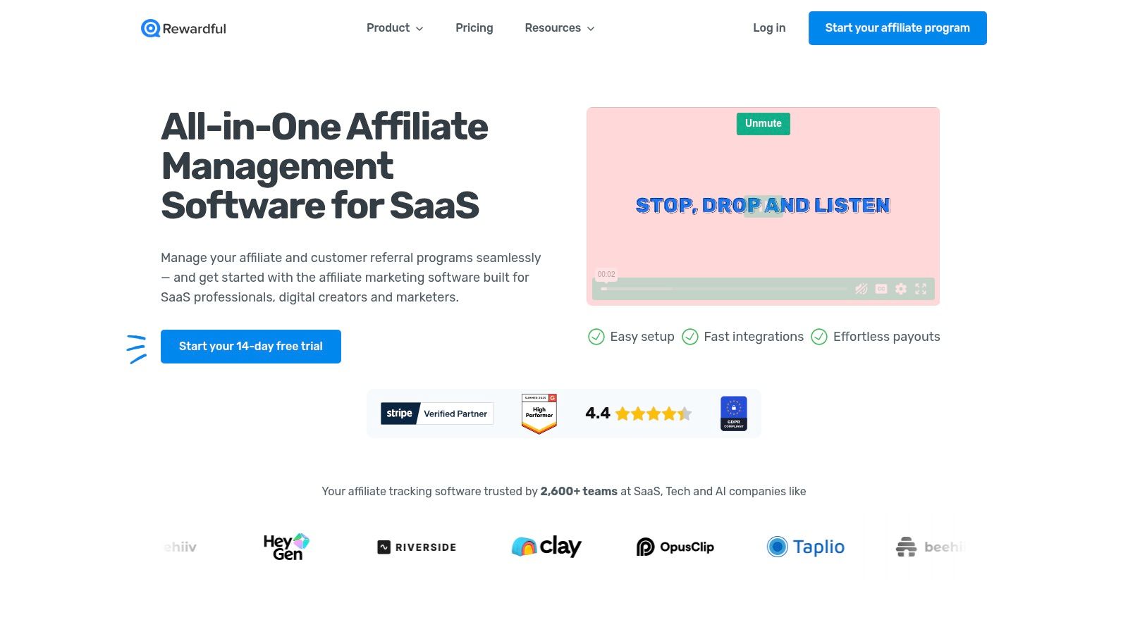 Rewardful: The Stripe-First Affiliate Solution