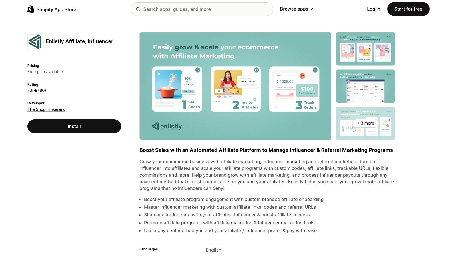 Enlistly (Shopify)