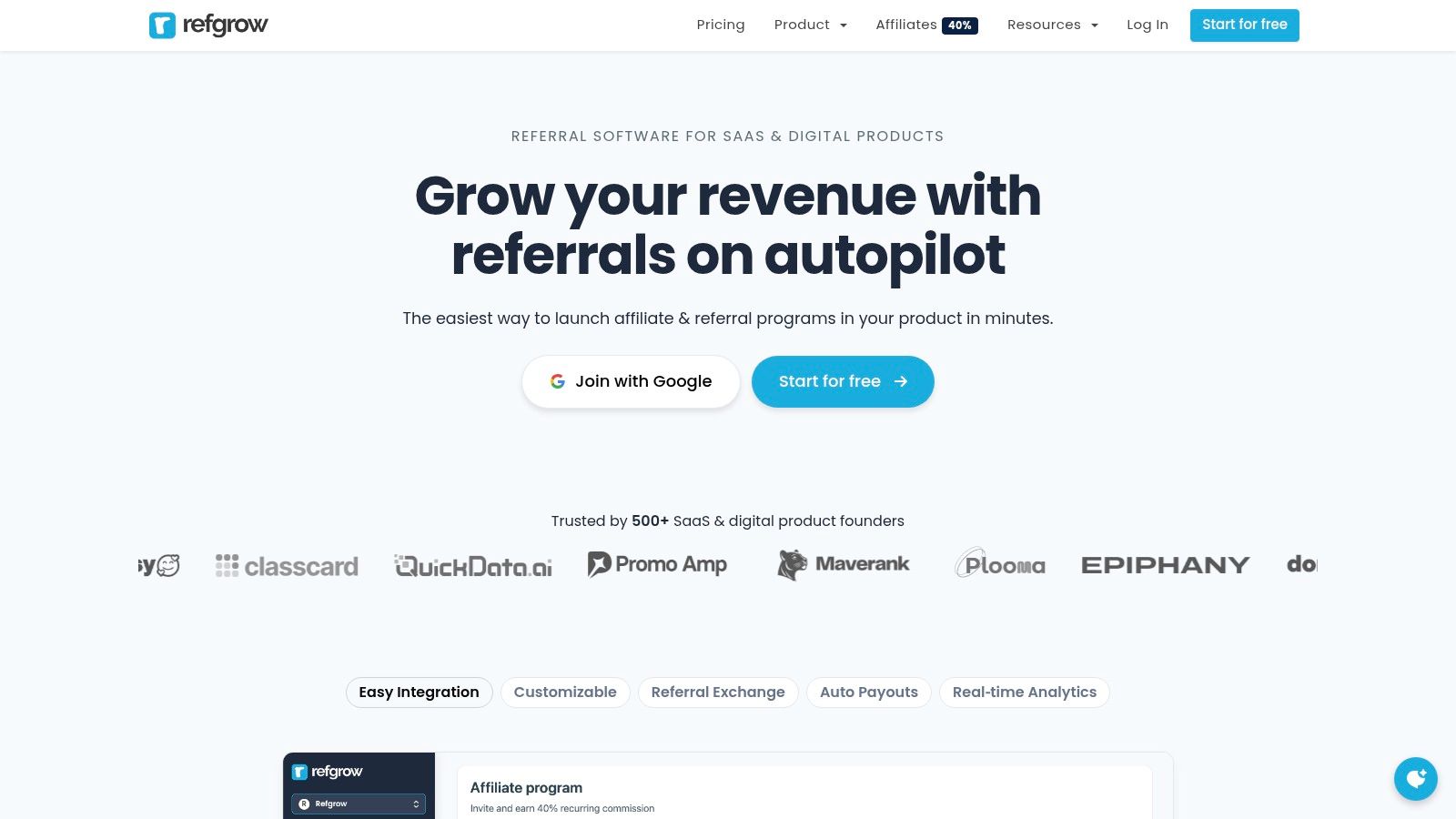 Refgrow: The Native, In-App Referral Experience