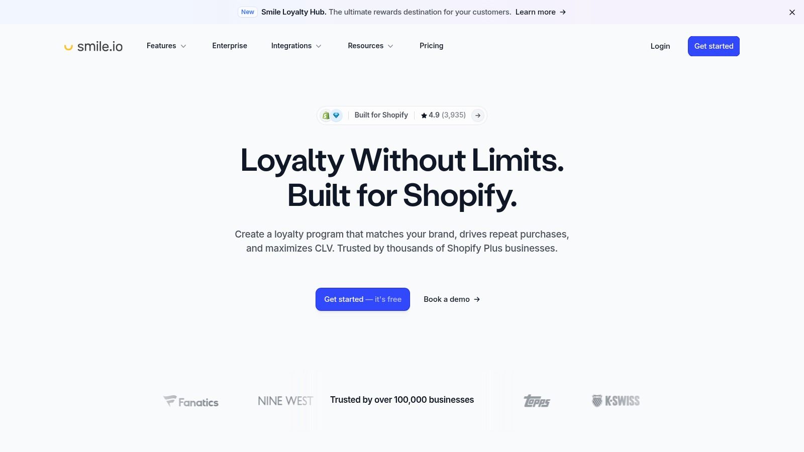 Smile.io (Loyalty, Rewards, and Referrals)