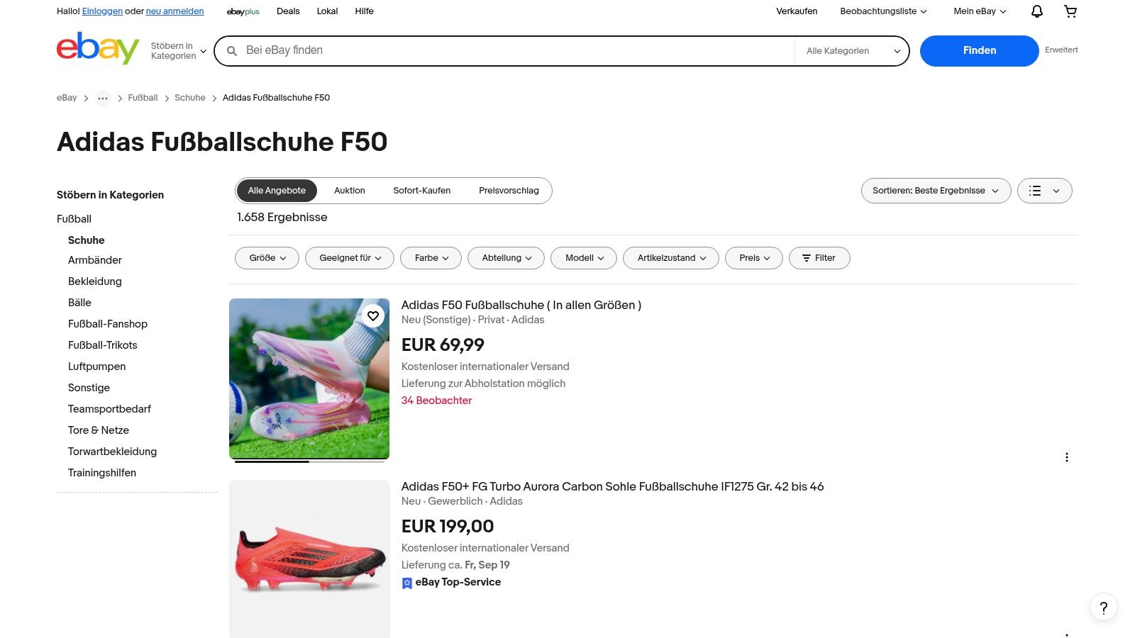 eBay.de (Marktplatz, neu/gebraucht, rare Sammlerstücke)