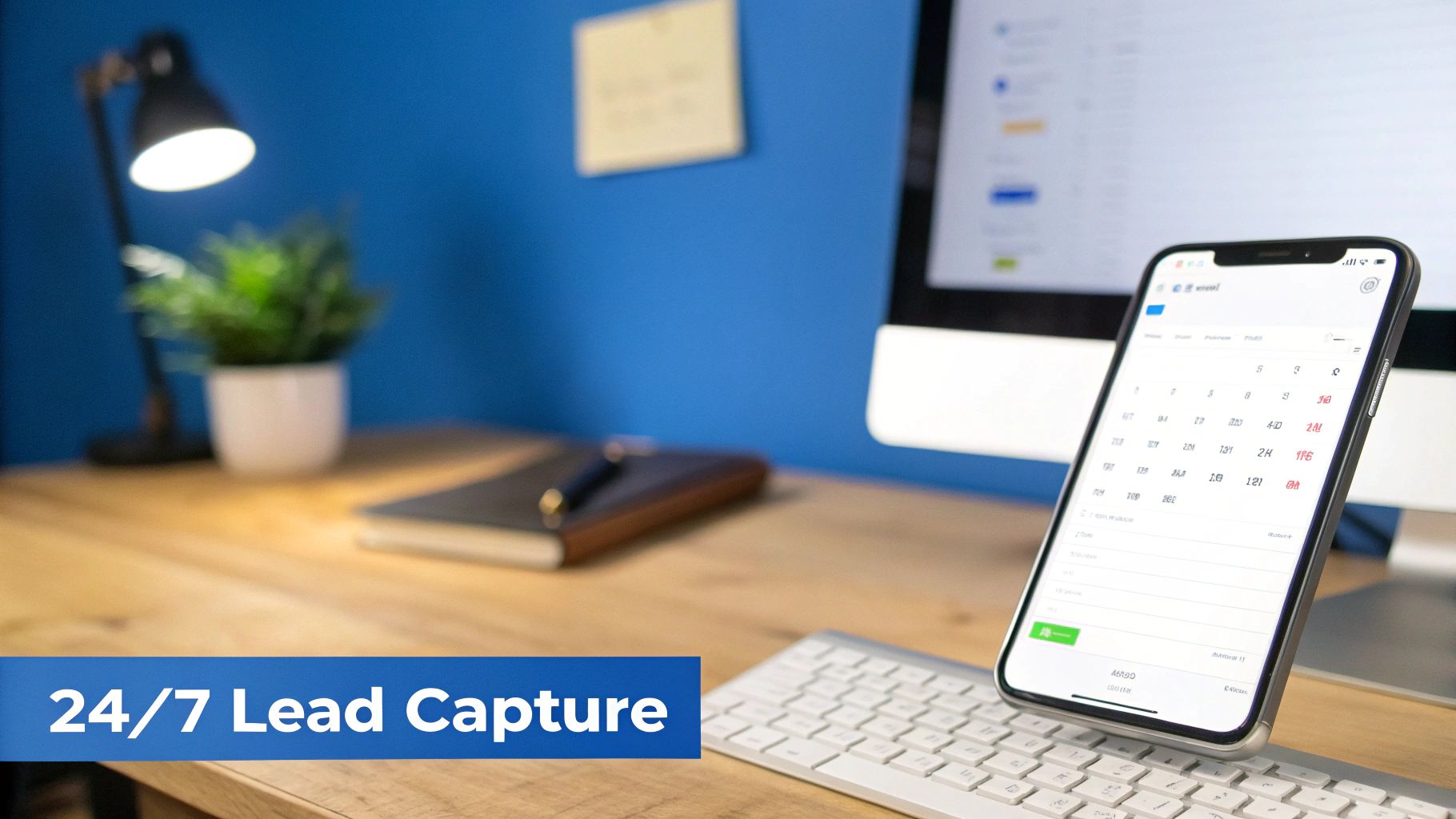 An illustration showing a law firm's growth chart pointing upwards, powered by an AI system.