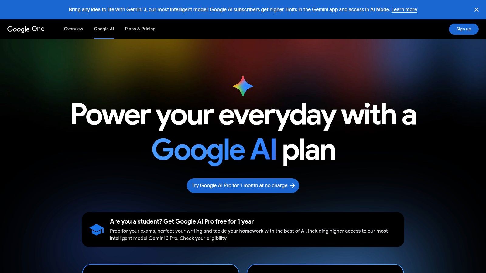 Google One AI Plans (Gemini)