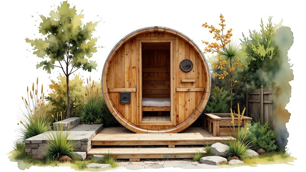 Outdoor Garden Sauna Retreat