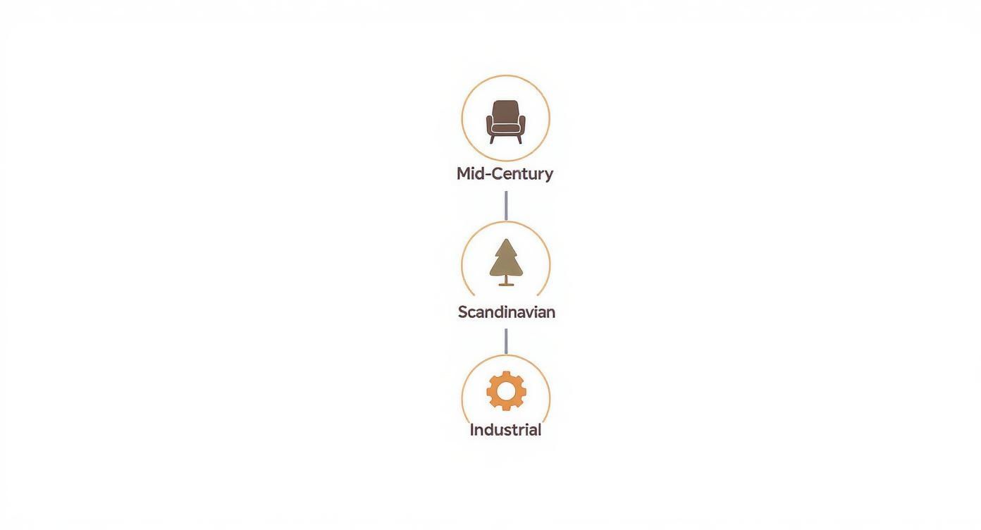 Infographic about best online furniture stores