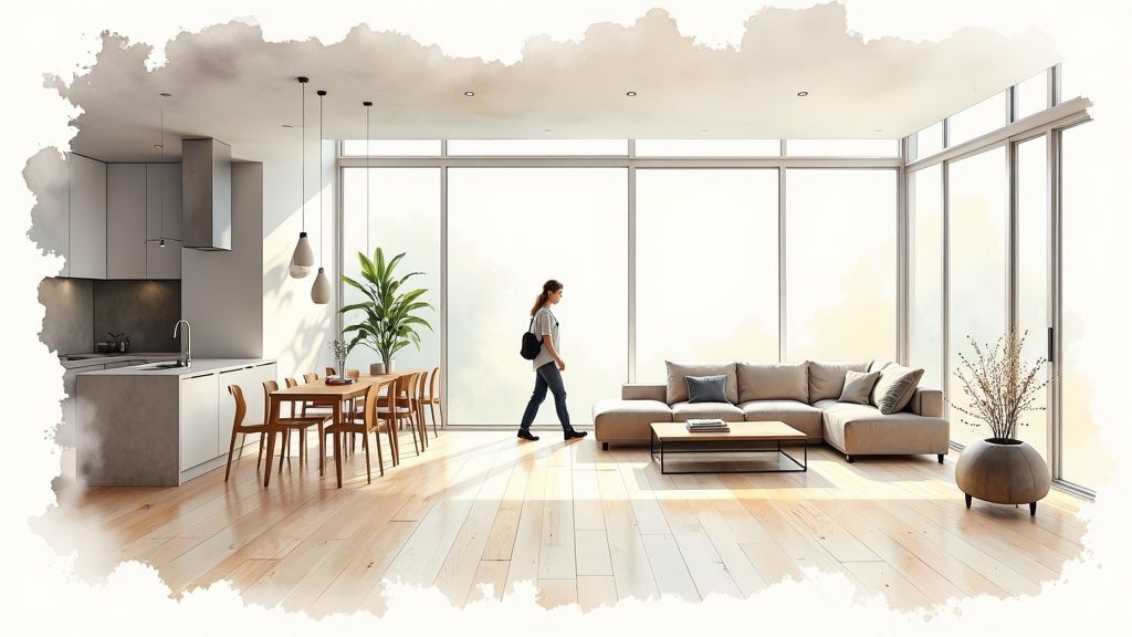 Open Concept Living Room