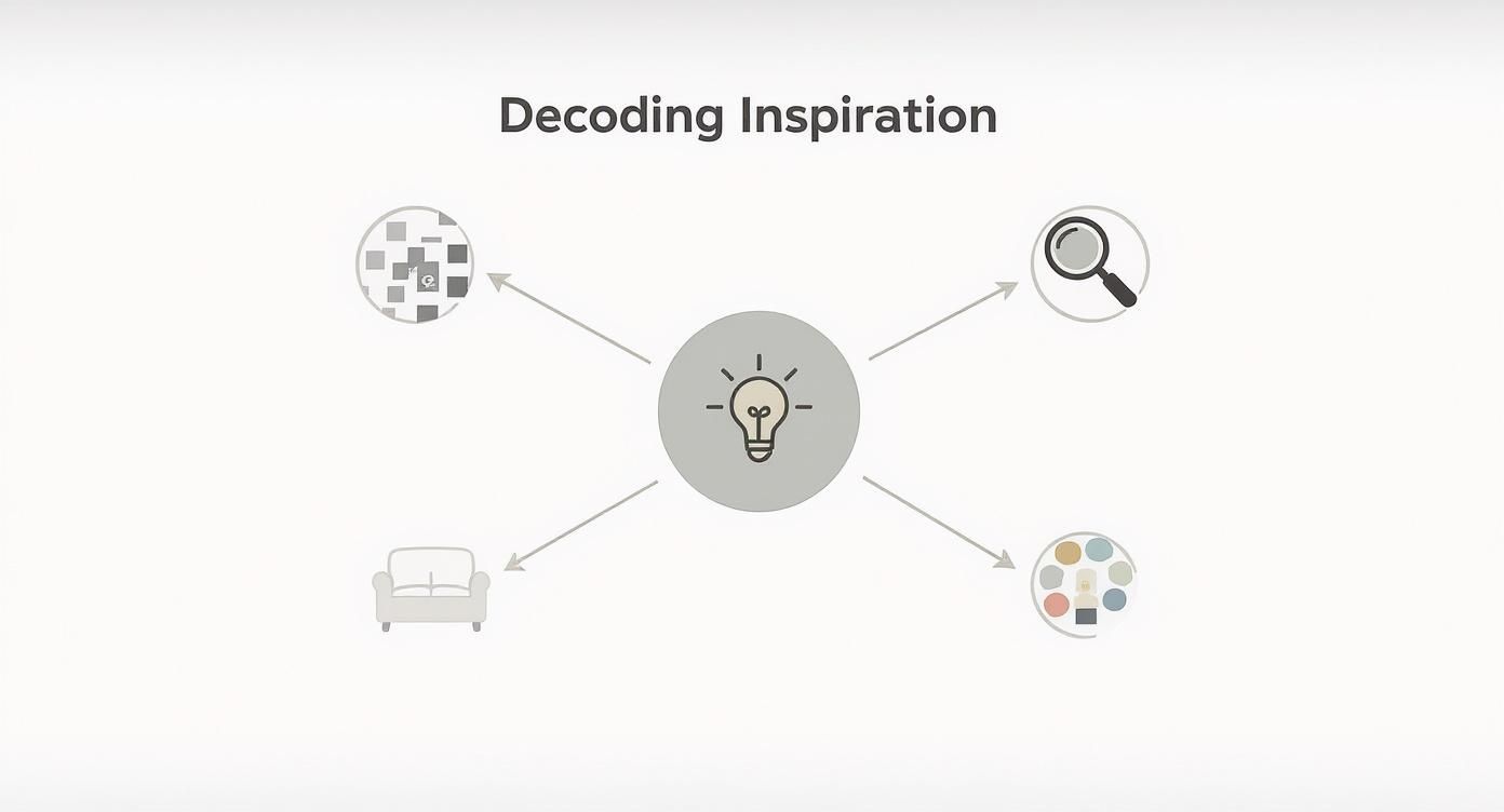 Infographic about finding your home decor style