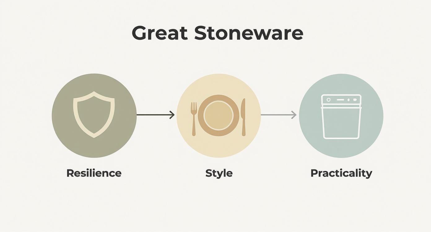 Infographic about best stoneware dinner sets