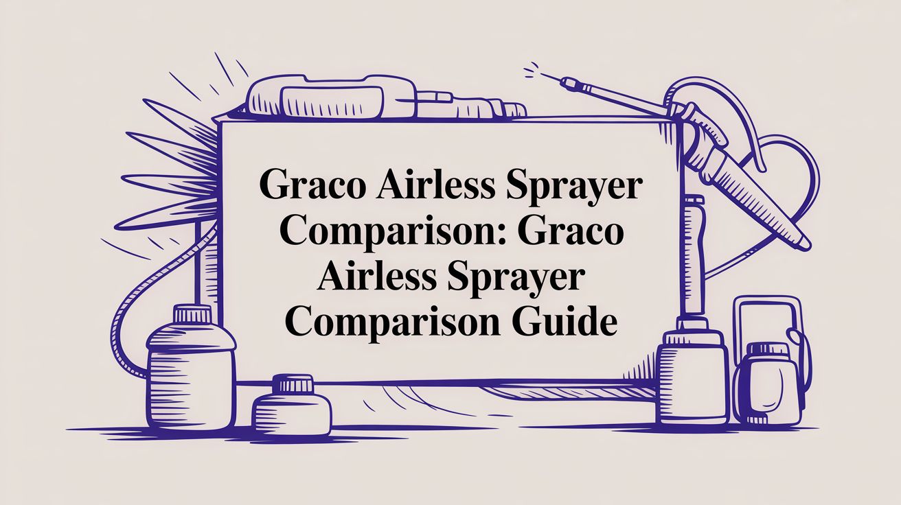Graco Airless Sprayer Comparison: graco airless sprayer comparison guide