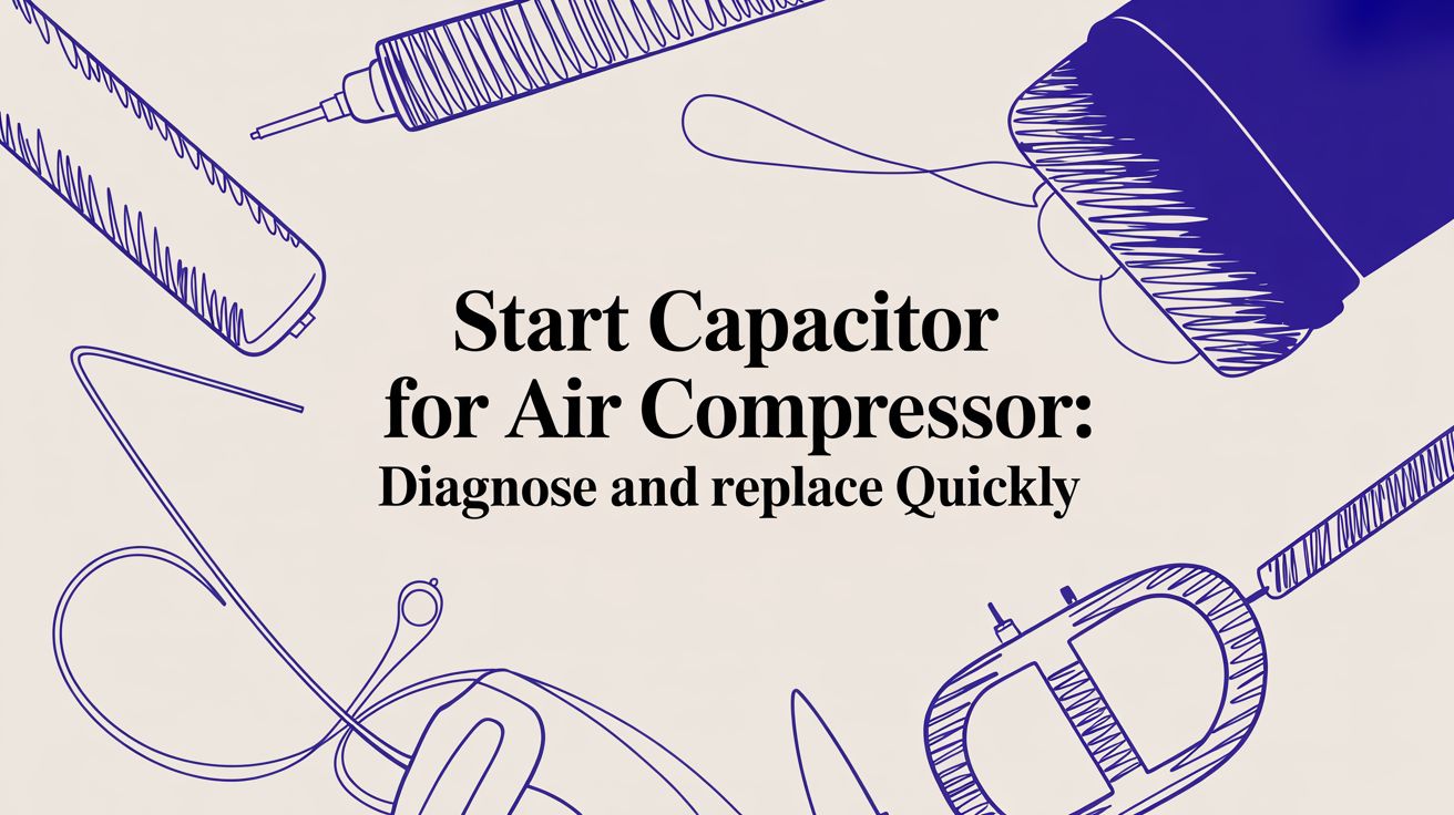 Start Capacitor for Air Compressor: Diagnose and Replace Quickly
