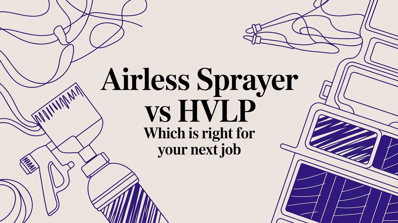 Airless Sprayer vs HVLP Which Is Right for Your Next Job