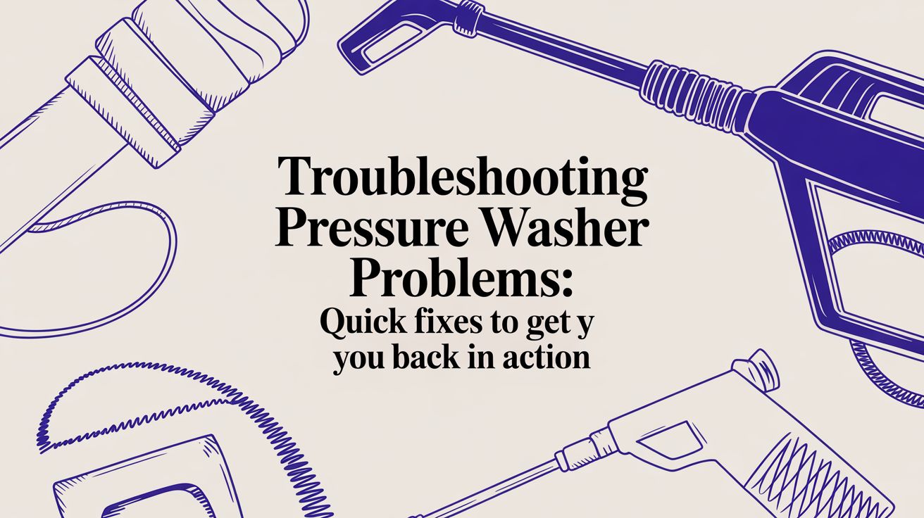 Troubleshooting pressure washer problems: Quick fixes to get you back in action