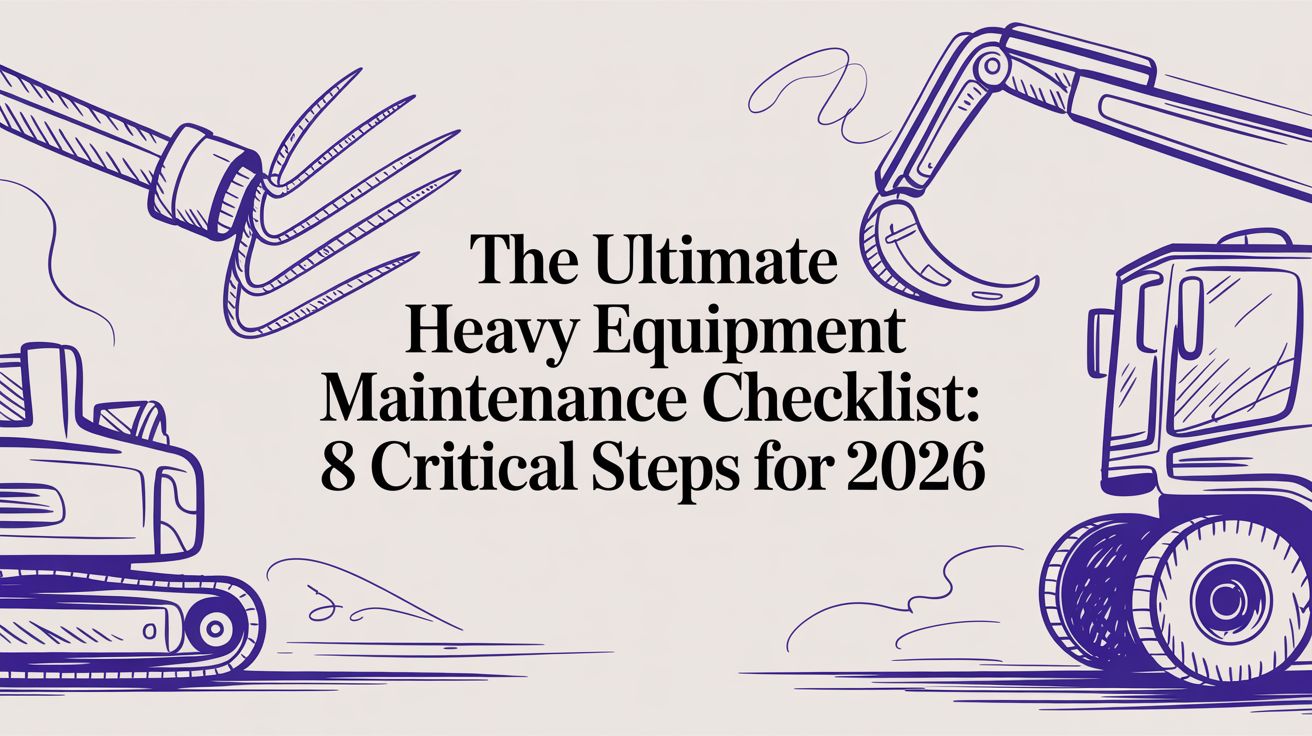 The Ultimate Heavy Equipment Maintenance Checklist: 8 Critical Steps For 2026