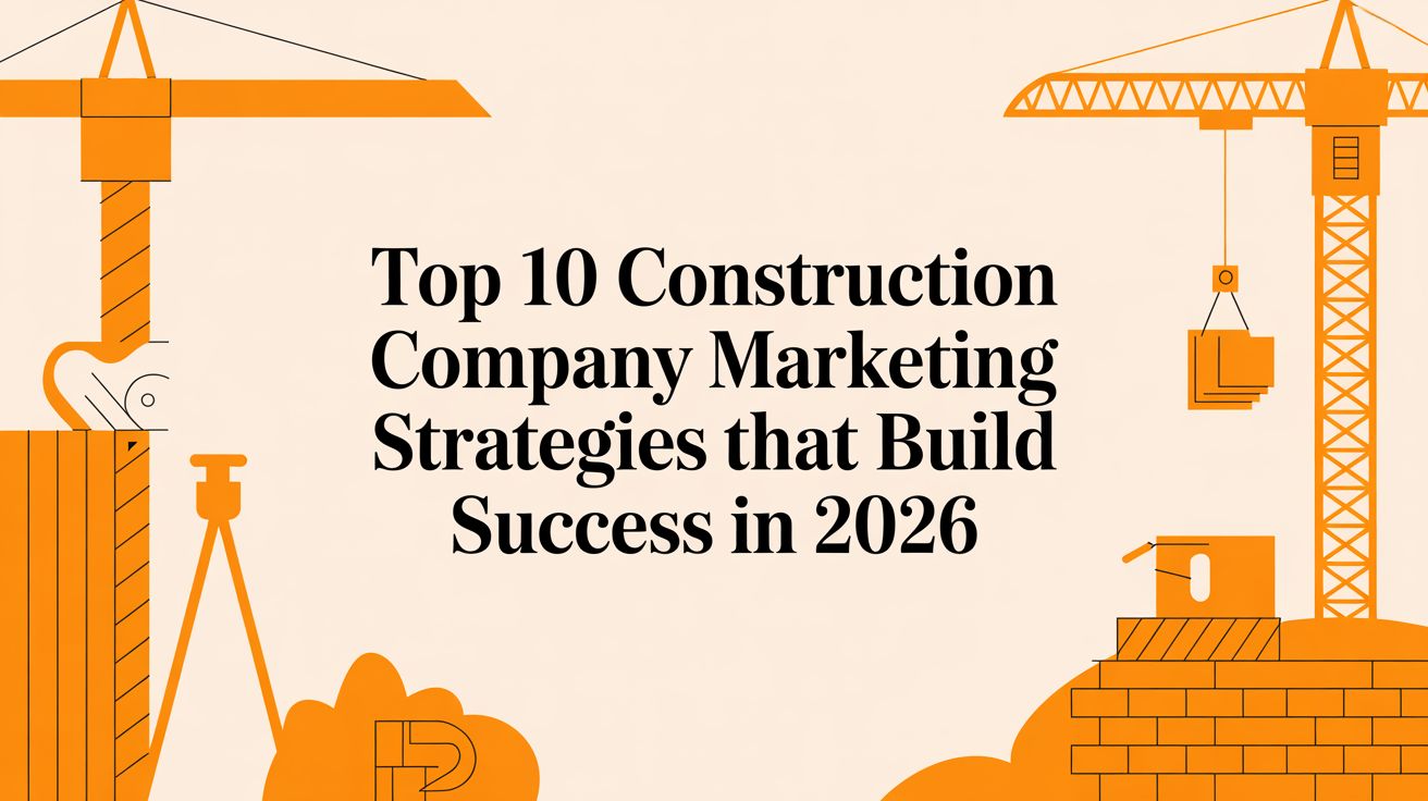 Top 10 Construction Company Marketing Strategies That Build Success in 2026