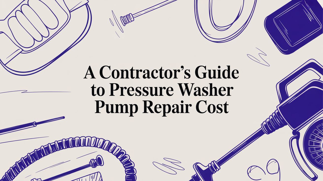 A Contractor's Guide to Pressure Washer Pump Repair Cost