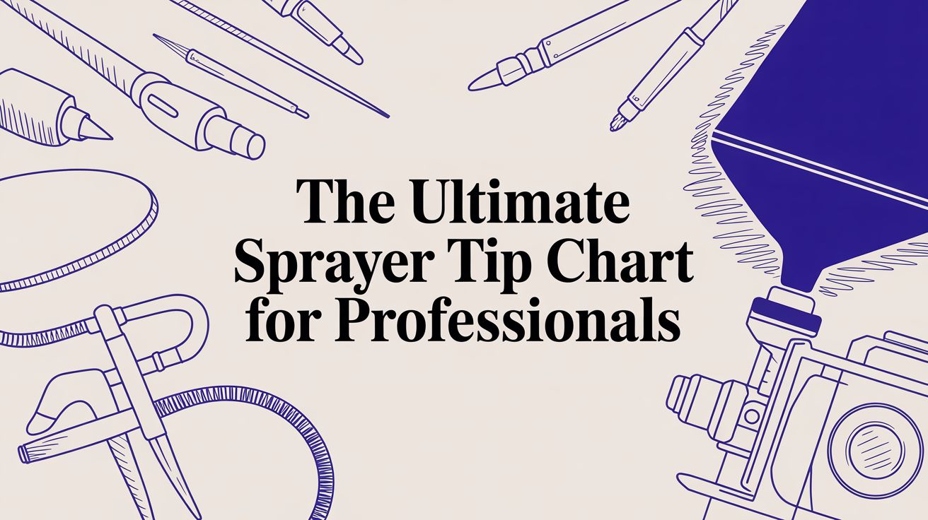 The Ultimate Sprayer Tip Chart for Professionals
