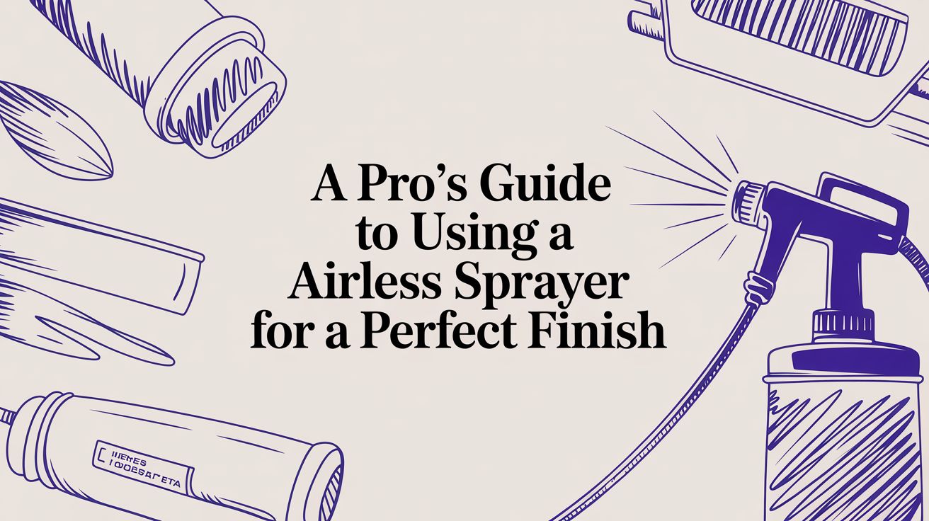 A Pro's Guide to Using a Airless Sprayer for a Perfect Finish