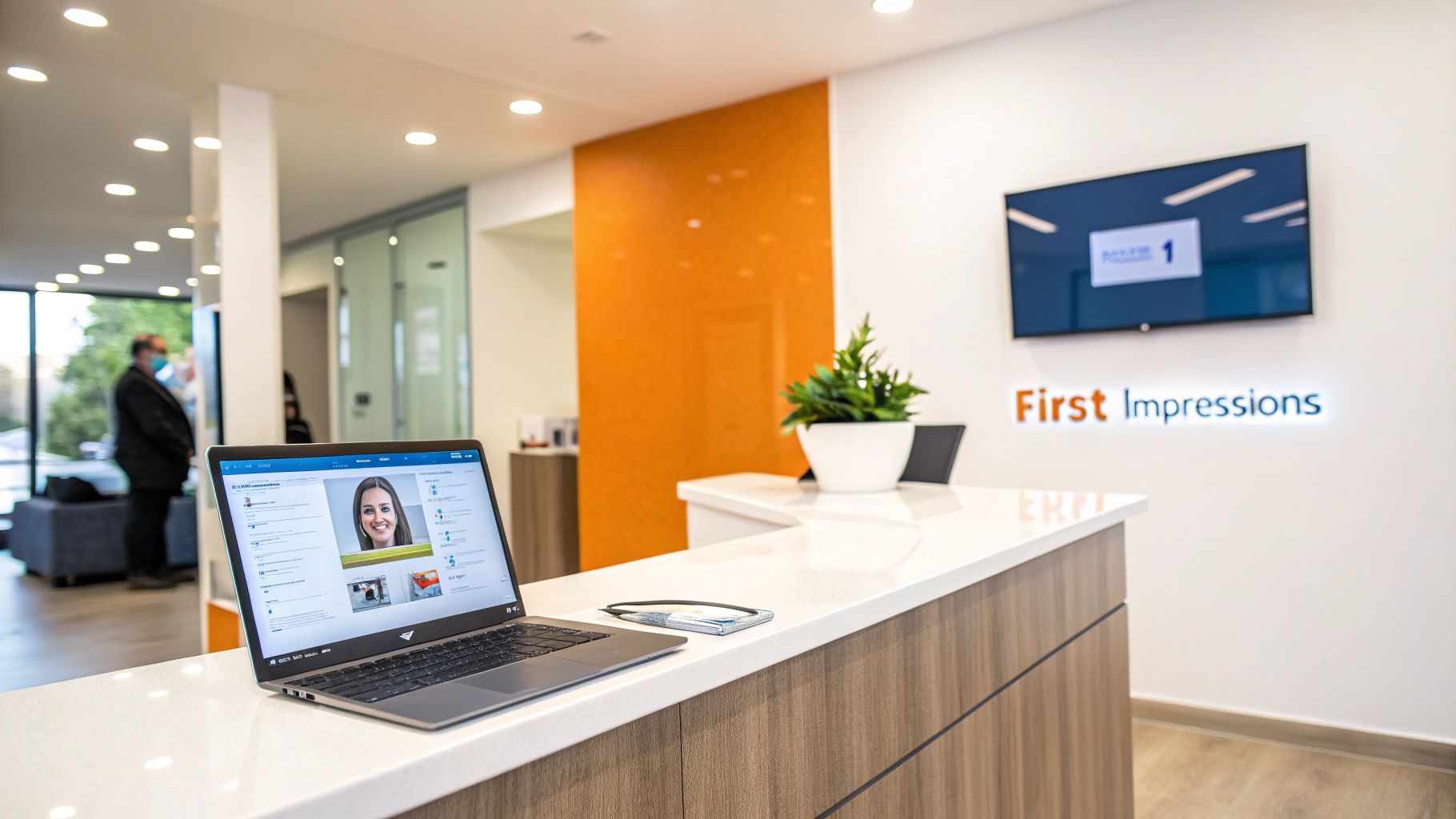 Dental front desk concierge analogy