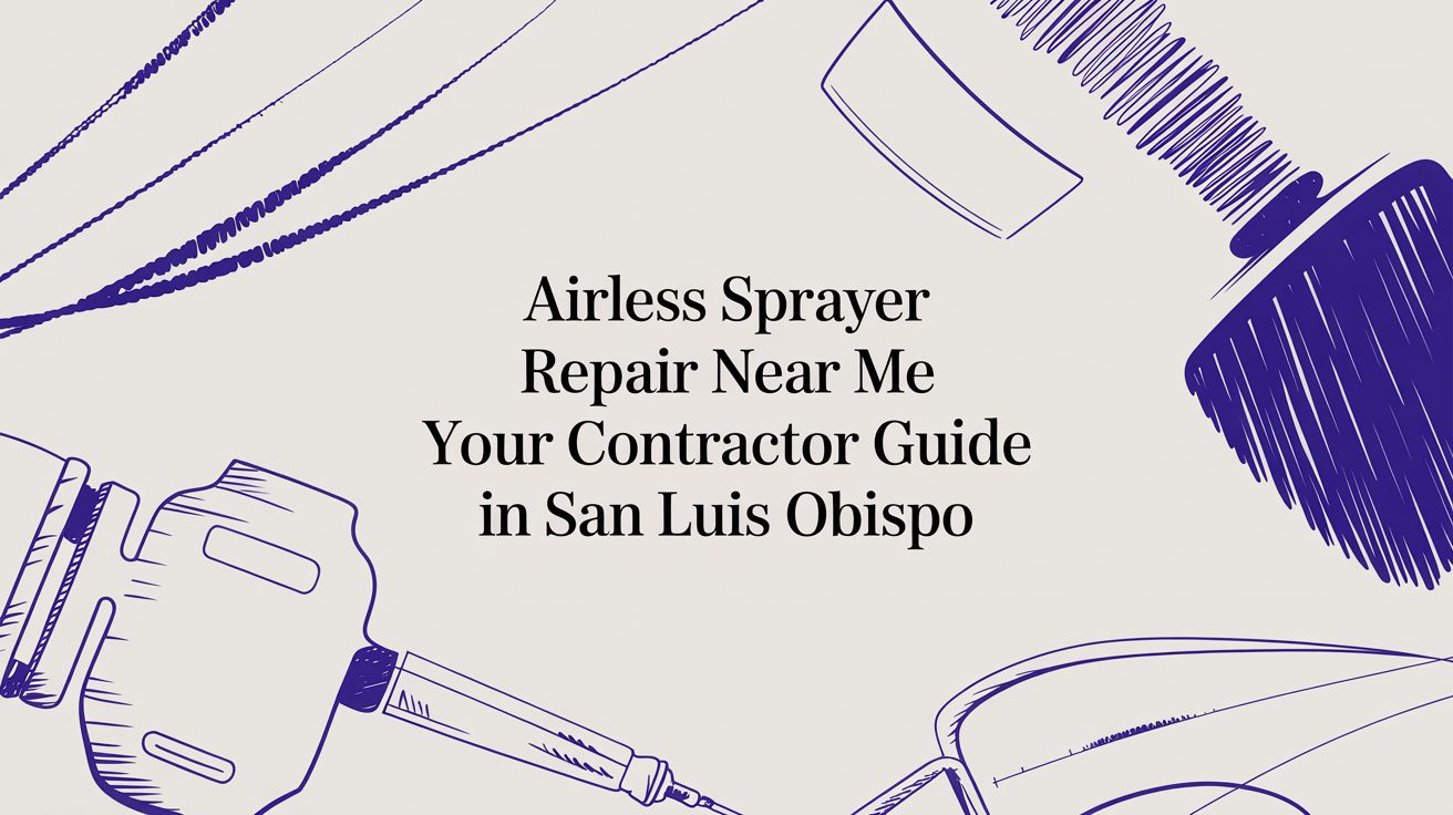 Airless Sprayer Repair Near Me Your Contractor Guide in San Luis Obispo