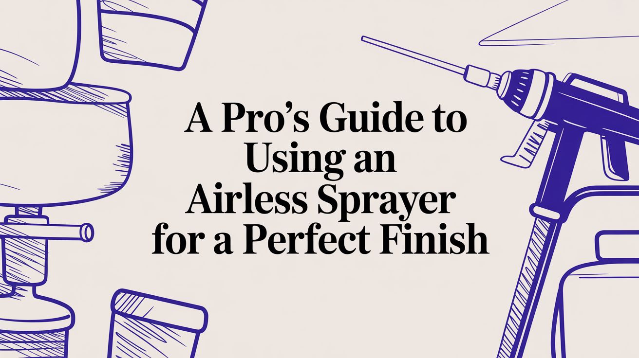 A Pro's Guide to Using an Airless Sprayer for a Perfect Finish