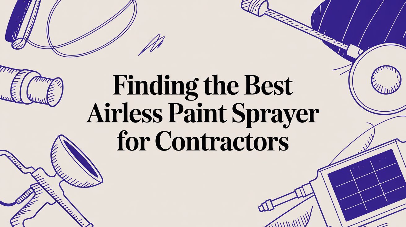 Finding the Best Airless Paint Sprayer for Contractors
