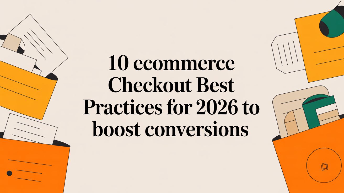 10 Ecommerce Checkout Best Practices for 2026 to Boost Conversions