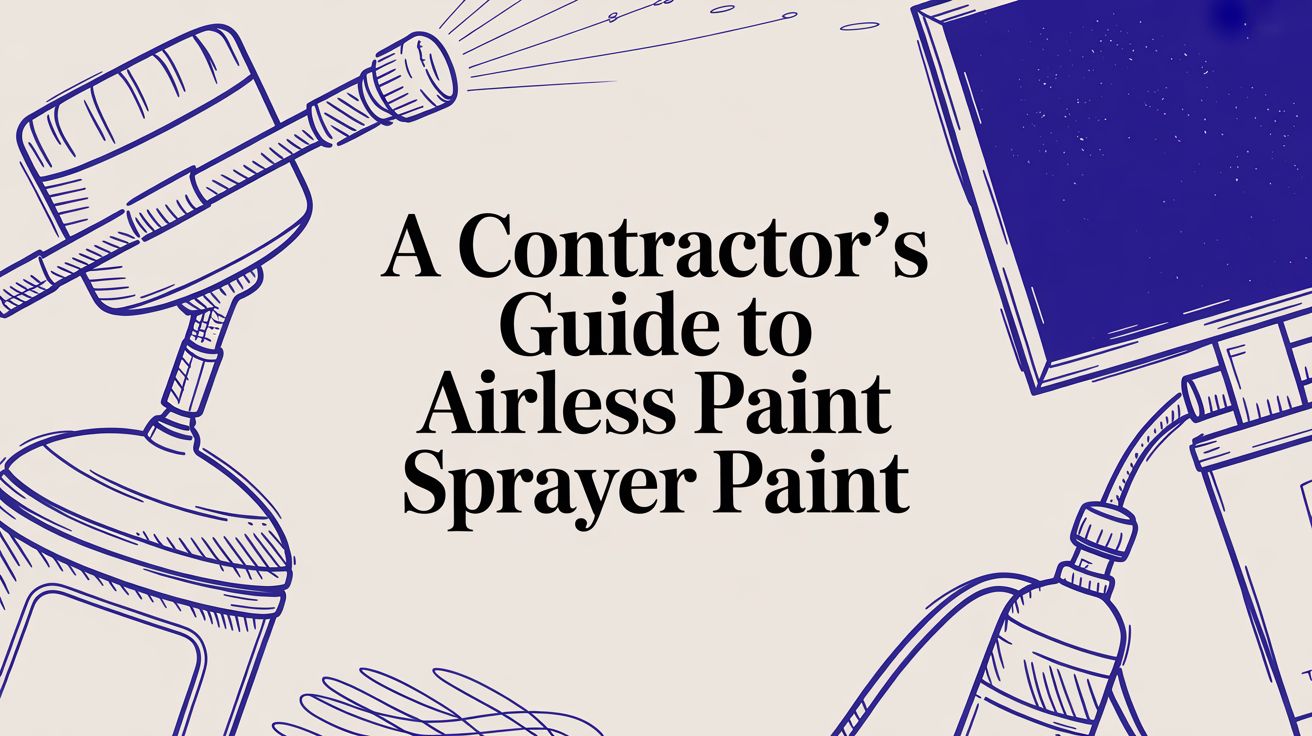 A Contractor's Guide to Airless Paint Sprayer Paint