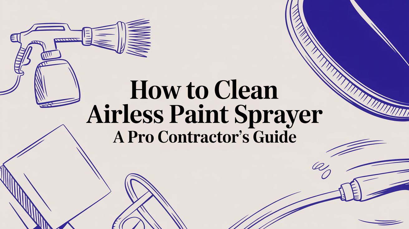 How to Clean Airless Paint Sprayer A Pro Contractor's Guide