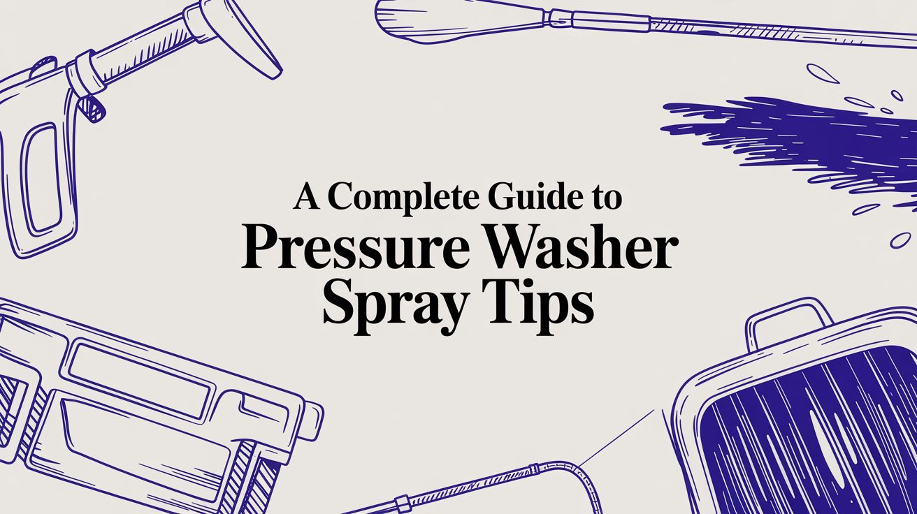 A Complete Guide to Pressure Washer Spray Tips