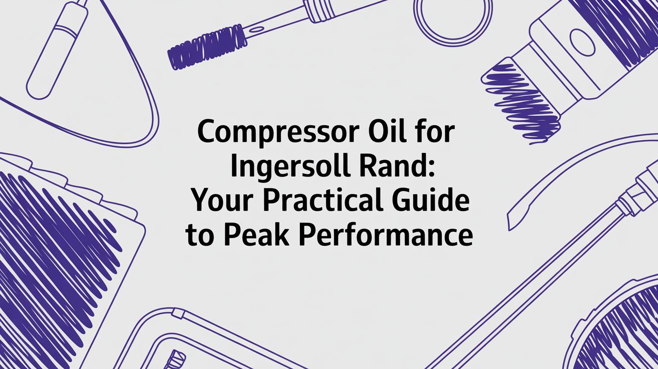 Compressor Oil for Ingersoll Rand: Your Practical Guide to Peak Performance