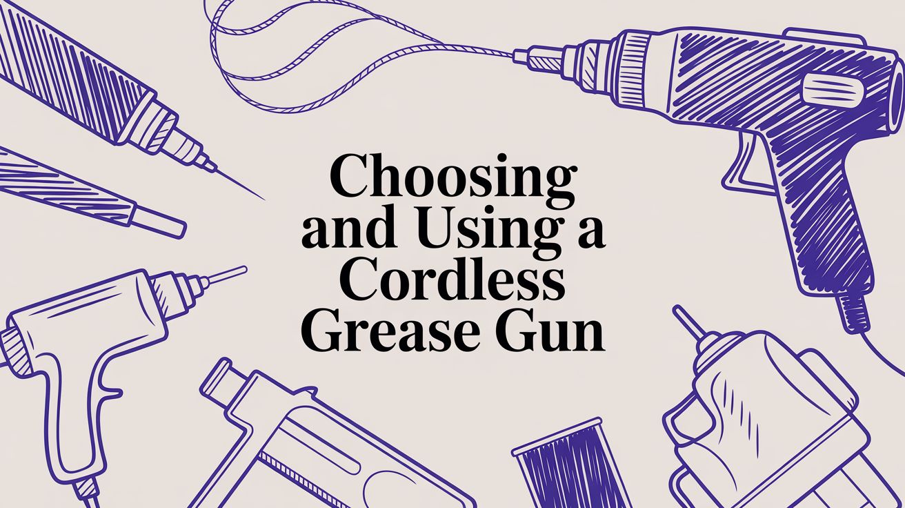 Choosing and Using a Cordless Grease Gun