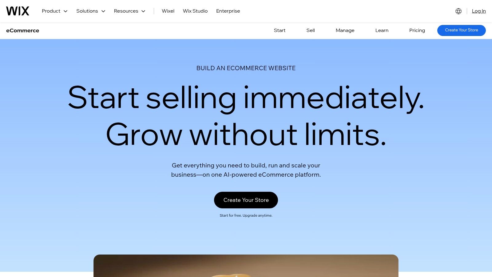 Wix eCommerce (Wix + Wix Studio)