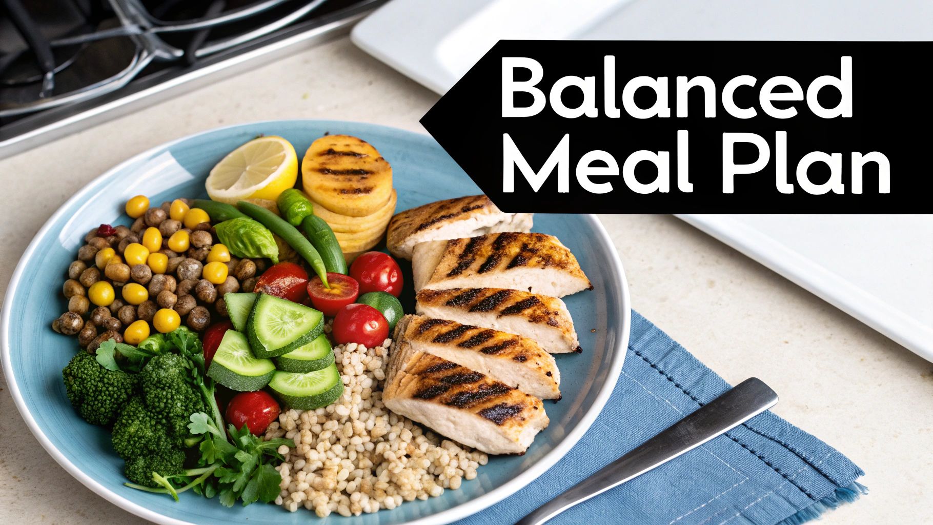 Image of a balanced meal