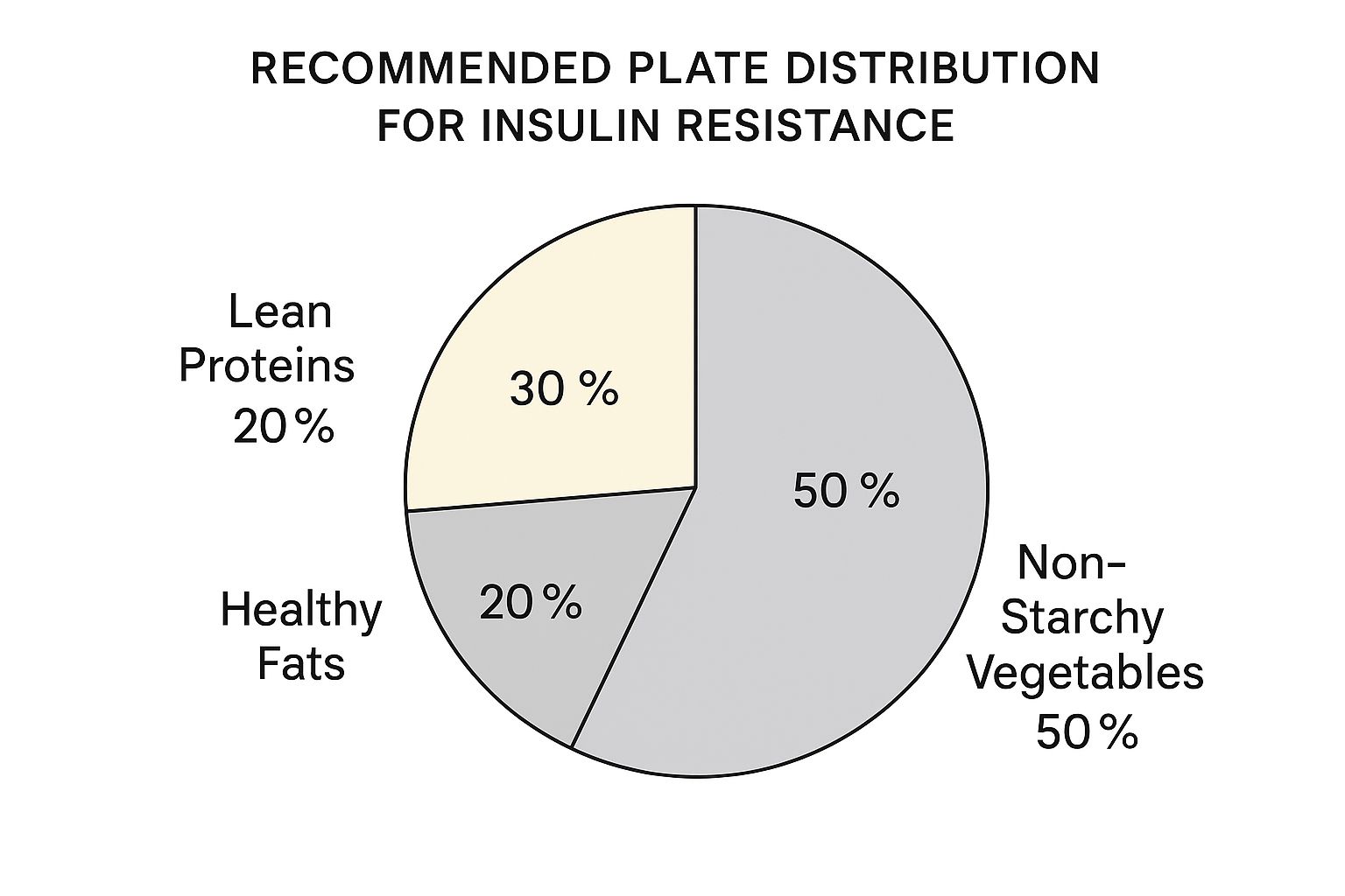 Infographic about insulin resistance diet