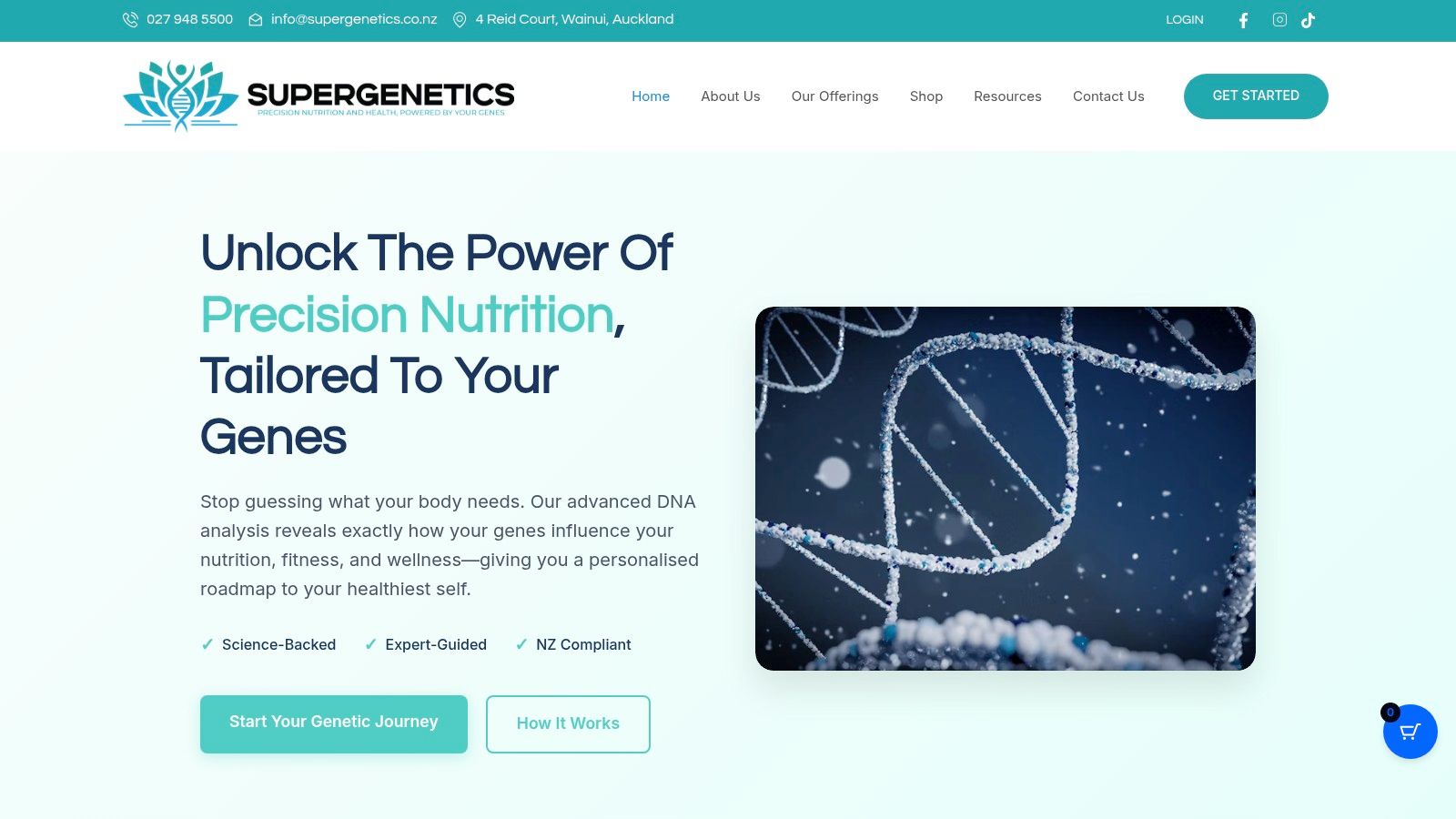 1. SuperGenetics: For Personalised Health and Nutrition Optimisation