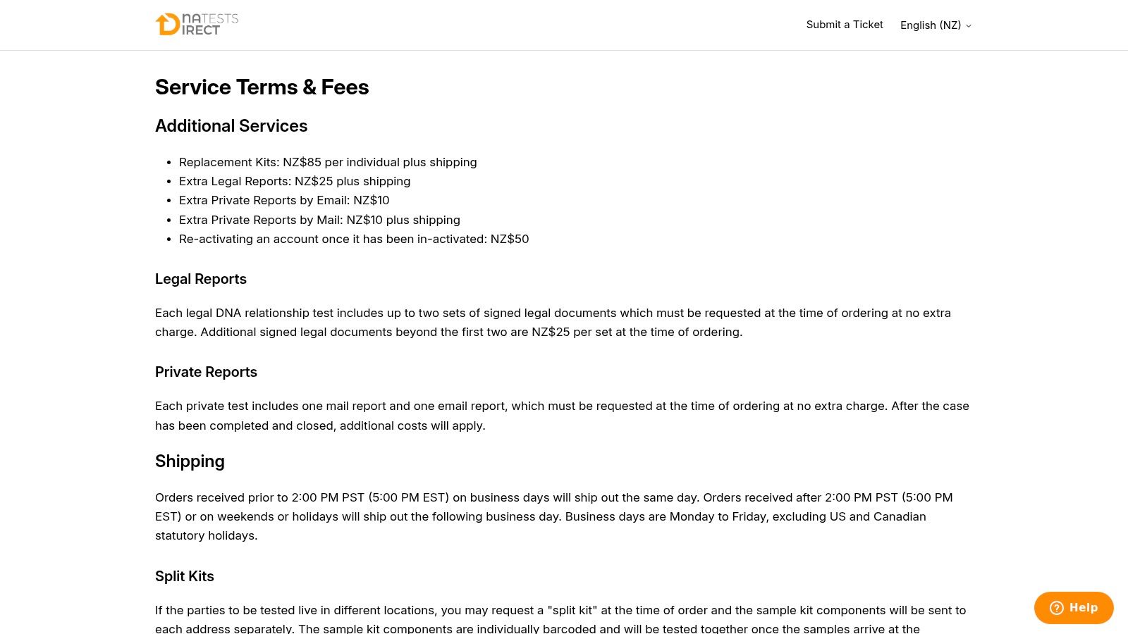 DNA Tests Direct New Zealand