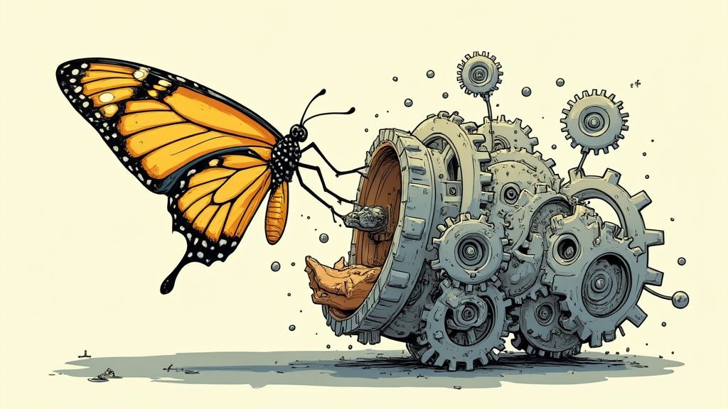 Describe a time when you had to lead a major organizational transformation or change initiative.