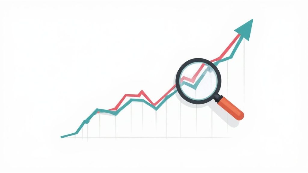 A digital brain graphic intertwined with flowchart symbols, illustrating AI's role in business process improvement.