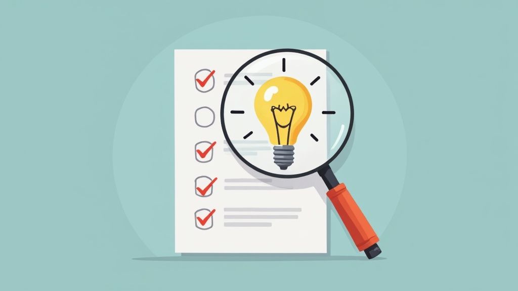 A detailed architectural blueprint being reviewed, symbolizing the validation phase before scaling.