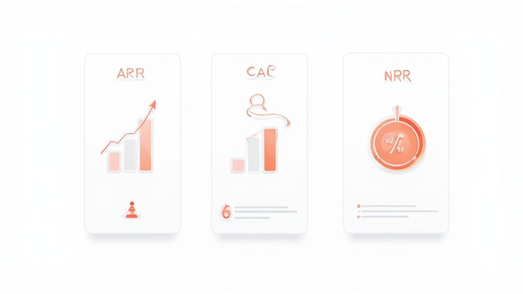A dashboard showing various business metrics and charts, illustrating data-driven success measurement.