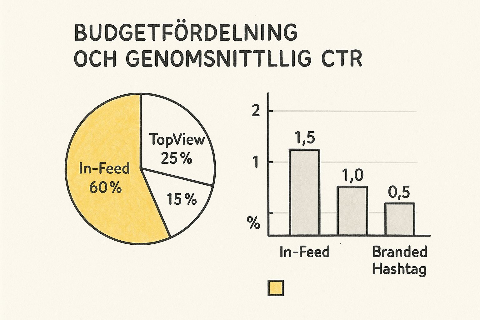 Infographic about annonsera på tiktok