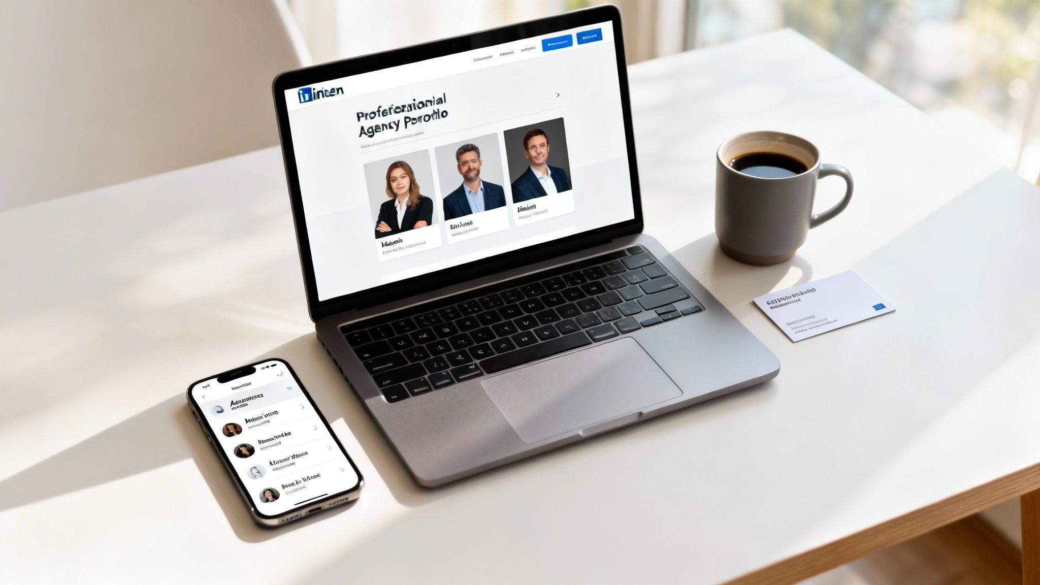 Personer som samarbetar och analyserar data på ett möte