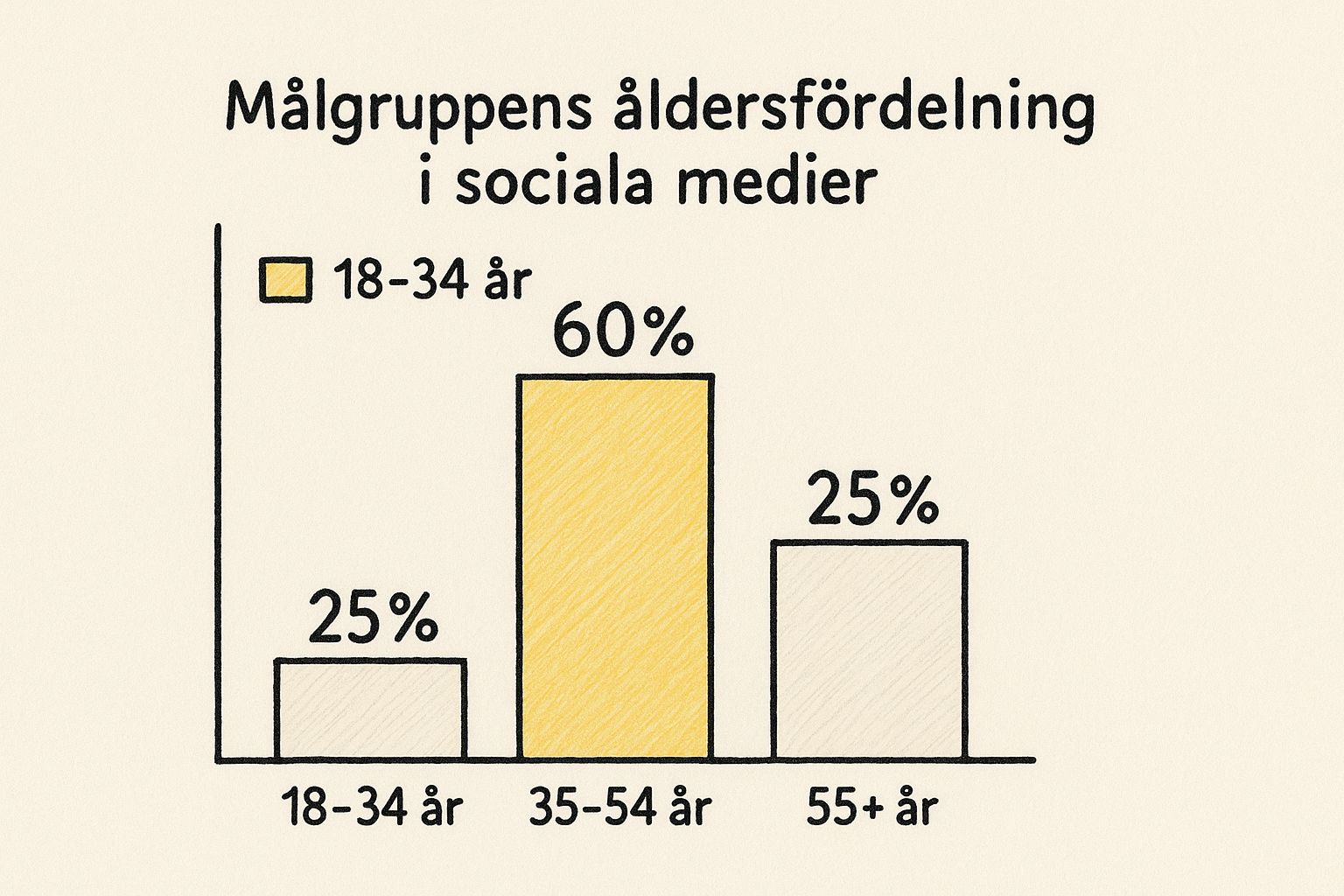 Infographic about annonsering i sociala medier