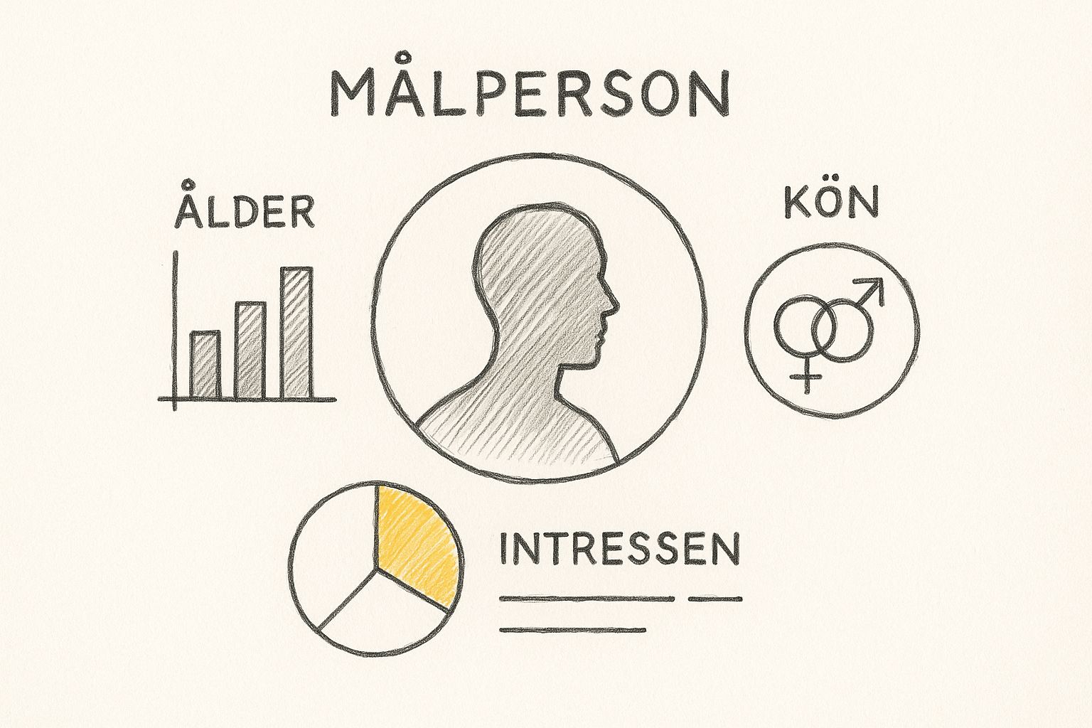 Infographic about målgruppsanalys mall