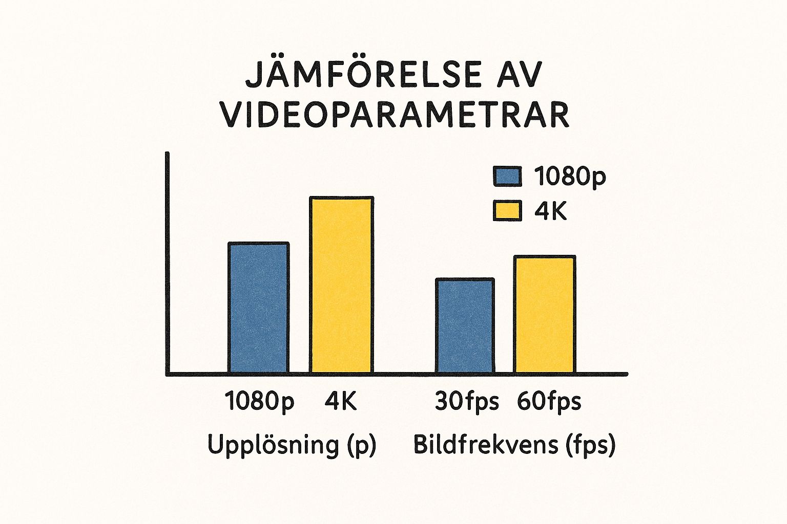 Infographic about förbättra videokvalitet