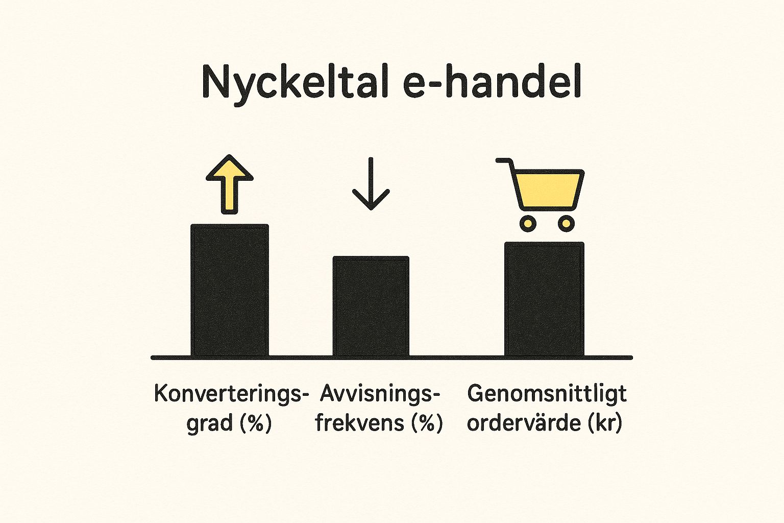 Infographic about konverteringsoptimering e-handel
