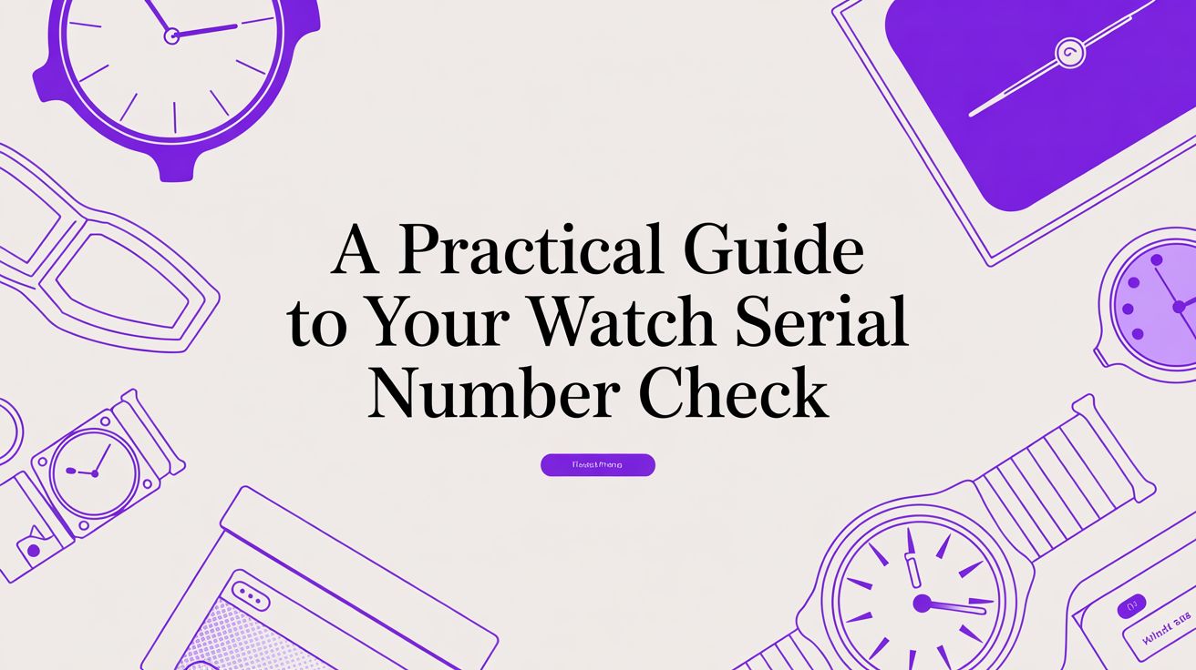 A Practical Guide to Your Watch Serial Number Check